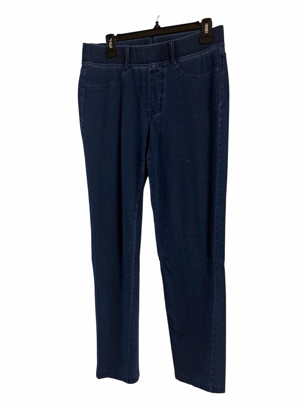 Lands End Women’s Dark Blue Cotton Stretch Jeans Size M 10-12